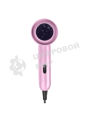 Фен Centek CT-2201 розовый, 900 Вт, компактный, ионизация