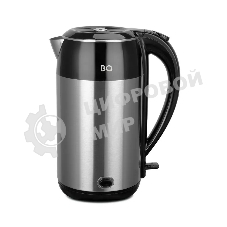 Чайник электрический BQ KT2030SW черный/стальной