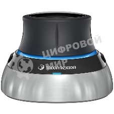 Мышь беспроводная 3DConnexion SpaceMouse Wireless (3DX-700115) черный/серебристый, радиоканал, Bluetooth, USB, кнопки - 2