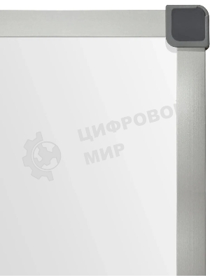 Доска магнитно-маркерная Silwerhof, лак, белый 90x120 см, алюминиевая рама