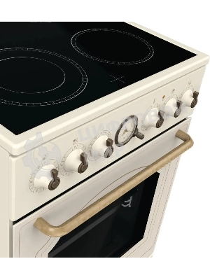 Плита электрическая Gorenje GECS5B70CLI бежевый, конфорок 4 электрических, духовка 70 л, 50 см x 85 см x 59.4 см