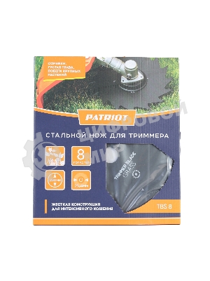Нож PATRIOT TBS-8, D=230*25,4мм, толщина 1,6 мм 8 - зубый