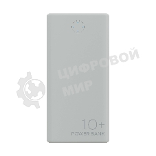 Портативный аккумулятор More choice (4610196408694) PB11-10 White 10000mAh 2USB