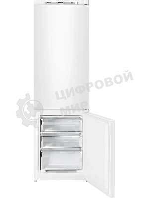 Встраиваемый холодильник Atlant ХМ-4319-101 белый двухкамерный 175/70л морозилка снизу