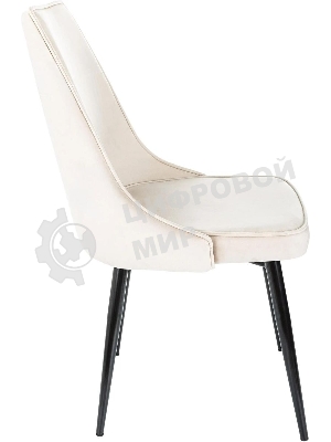 Стул для дома Бюрократ CH-K4 бежевый Holland 06 металл черный на ножках