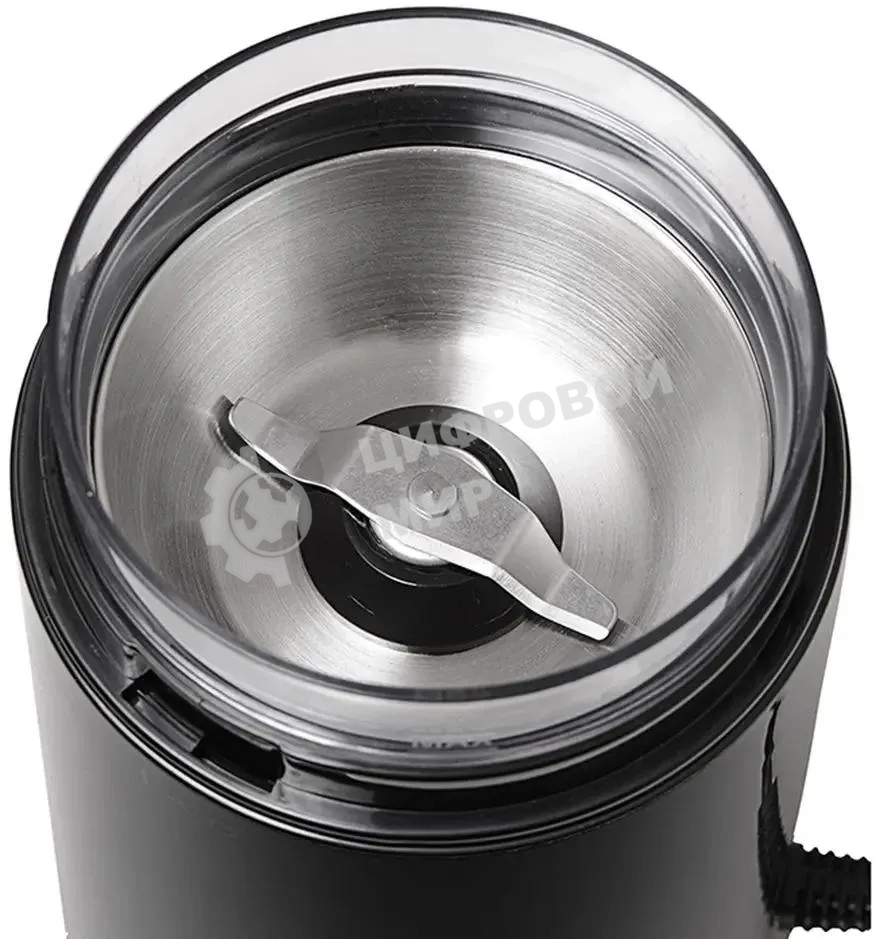 Кофемолка Kitfort КТ-1314 Напряжение: 220 - 230 В, 50/60 Гц.Мощность: 150 Вт.Вместимость: 60 г зерен.