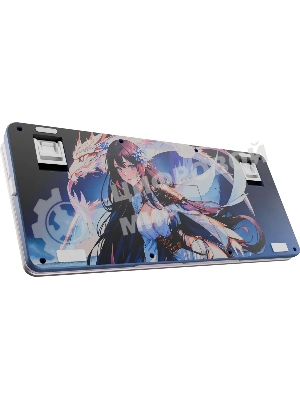 Клавиатура Redragon Flekact Pro гибридная, USB Type-A, Bluetooth, радиоканал, фиолетовый