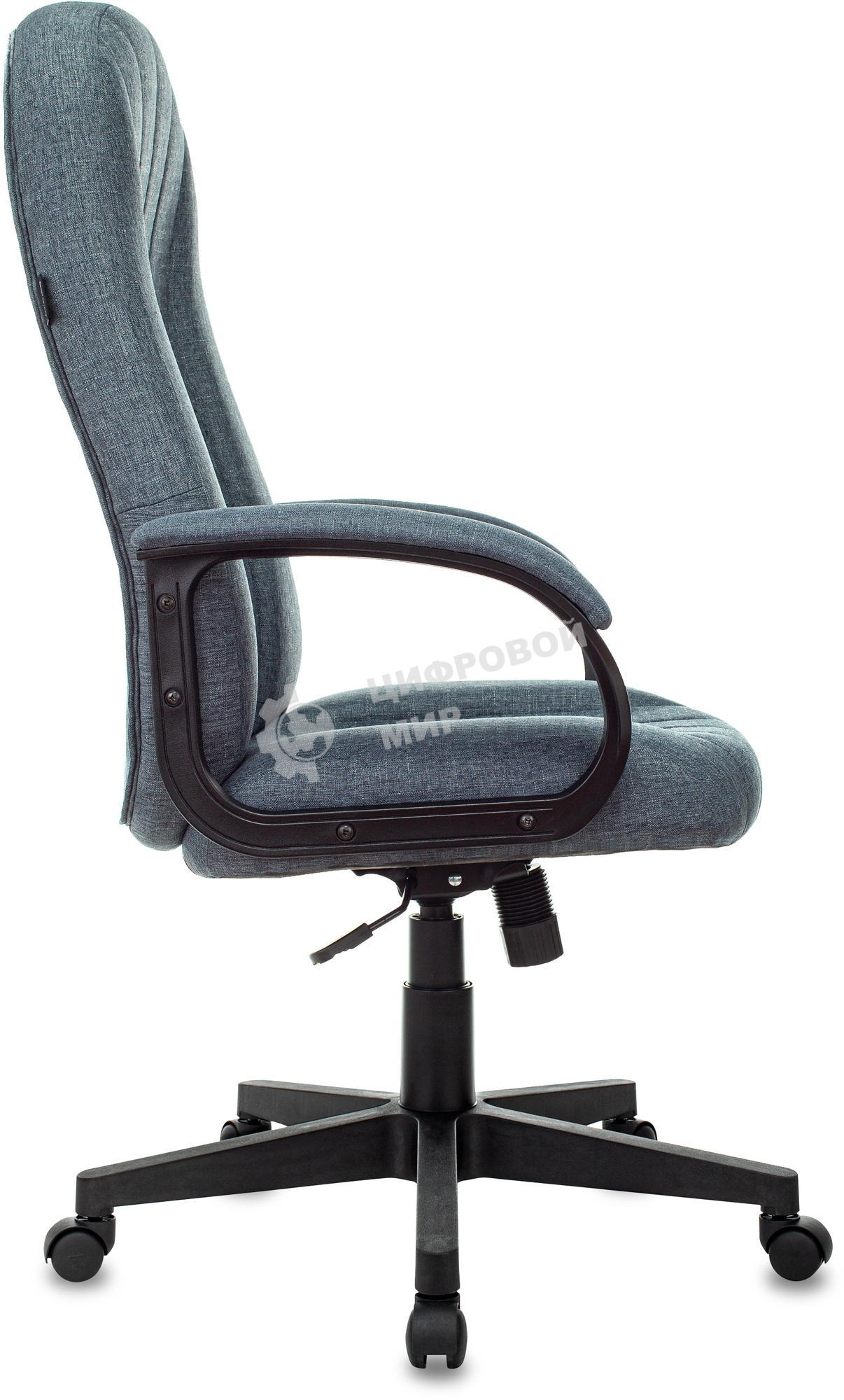 Кресло руководителя Бюрократ T-898AXSN темно-синий 38-416, крестовина пластик