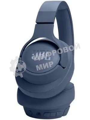 Беспроводные/проводные наушники JBL Tune 720BT синий, полноразмерные, Bluetooth + проводной, до 76 ч.