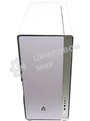 Компьютерный корпус Azza Cast белый без БП ATX 3x120мм 2x140мм 2xUSB3.0 audio bott PSU