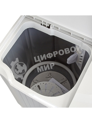 Стиральная машина Фея СМП 50 Н серый-светло серый загрузка вертикальная 5 кг, 1350 об/мин., класс: А