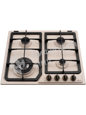 Газовая варочная панель DeLonghi OWF 46 PRO RUS независимая, бежевый