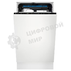 Встраиваемая посудомоечная машина Electrolux EEA43211L, черный, 44.6 см, 10 компл., 46 дБ, класс E