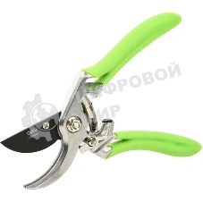 Секатор садовый Deli DL580207 цельнокованный, лезвия с тефлоновым покрытием, длина 215мм, макс. диаметр резки 12мм, сталь SK5