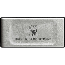 Внешний SSD Kingston XS2000, 2TB, USB 3.2 Gen 2x2 Type-C, R/W 2000/2000, серебристый