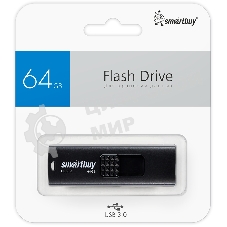 Флешка USB R/W SmartBuy R/W (SB064 Gb3FSK) UFD 3.0/3.1 064 Gb,Fashion Black черный