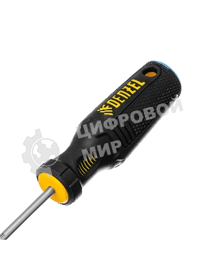 Отвертка Denzel SL4х100 мм, S2, 3к рукоятка