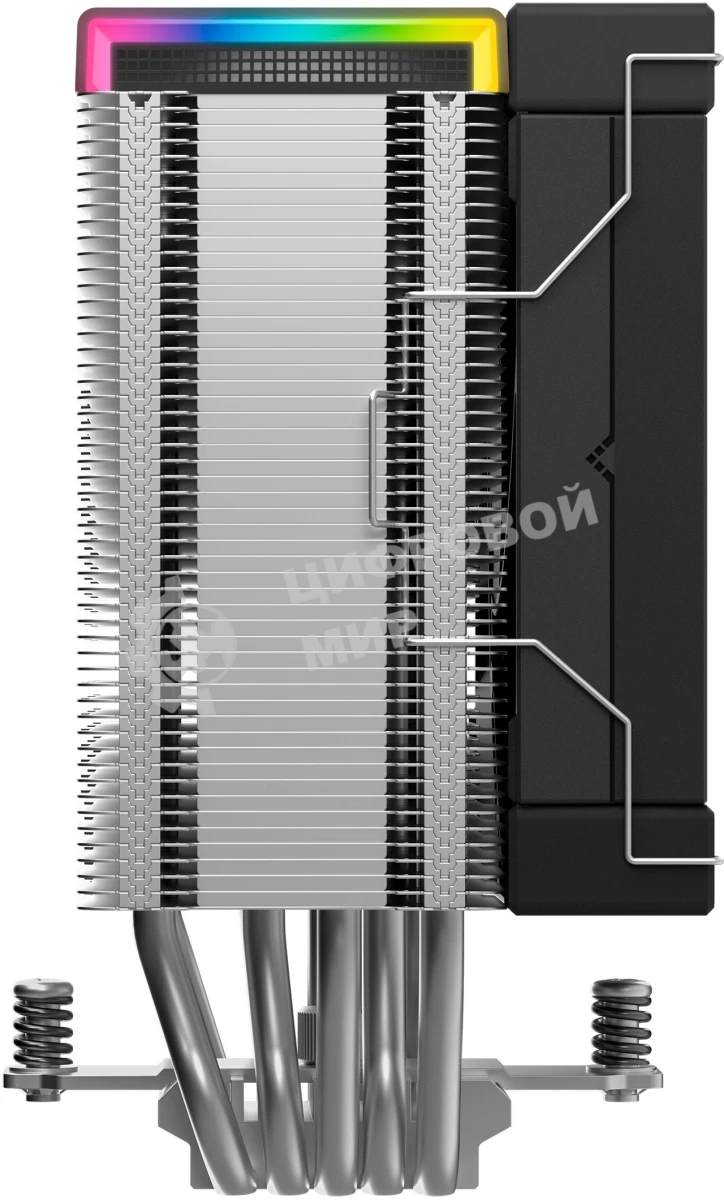 Кулер для процессора DEEPCOOL AK500S DIGITAL SE LGA20XX/1700/1200/115X/AM5/AM4 (12шт/кор, TDP 240W, PWM, Fan 120мм, 5 тепл. трубок, Copper Base, черный) RET (R-AK500S-BKADMN-GJD)