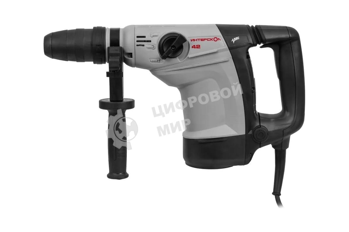Перфоратор Интерскол П-42/1200ЭВ патрон:SDS-max уд.:11Дж 1200Вт (кейс в комплекте)