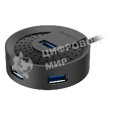 Разветвитель USB 3.0 A4Tech HUB-30 4порт. черный