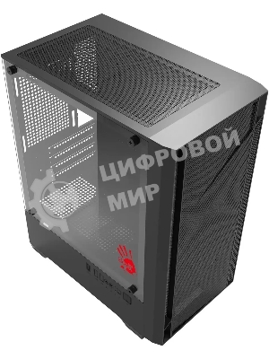 Корпус Bloody CC-124-BK, Mini-Tower, чёрный