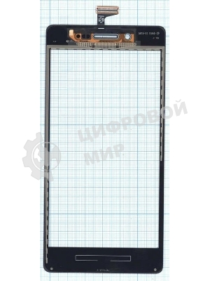 Сенсорное стекло (тачскрин) для OPPO Neo 7, черное