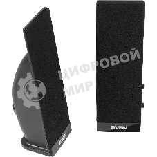 Акустическая система Sven 230 2.0 черный 4Вт