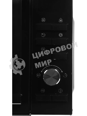 Микроволновая печь Galanz MOS-2402FDB черный, 20 л, 800 Вт, переключатели - кнопки, поворотный механизм