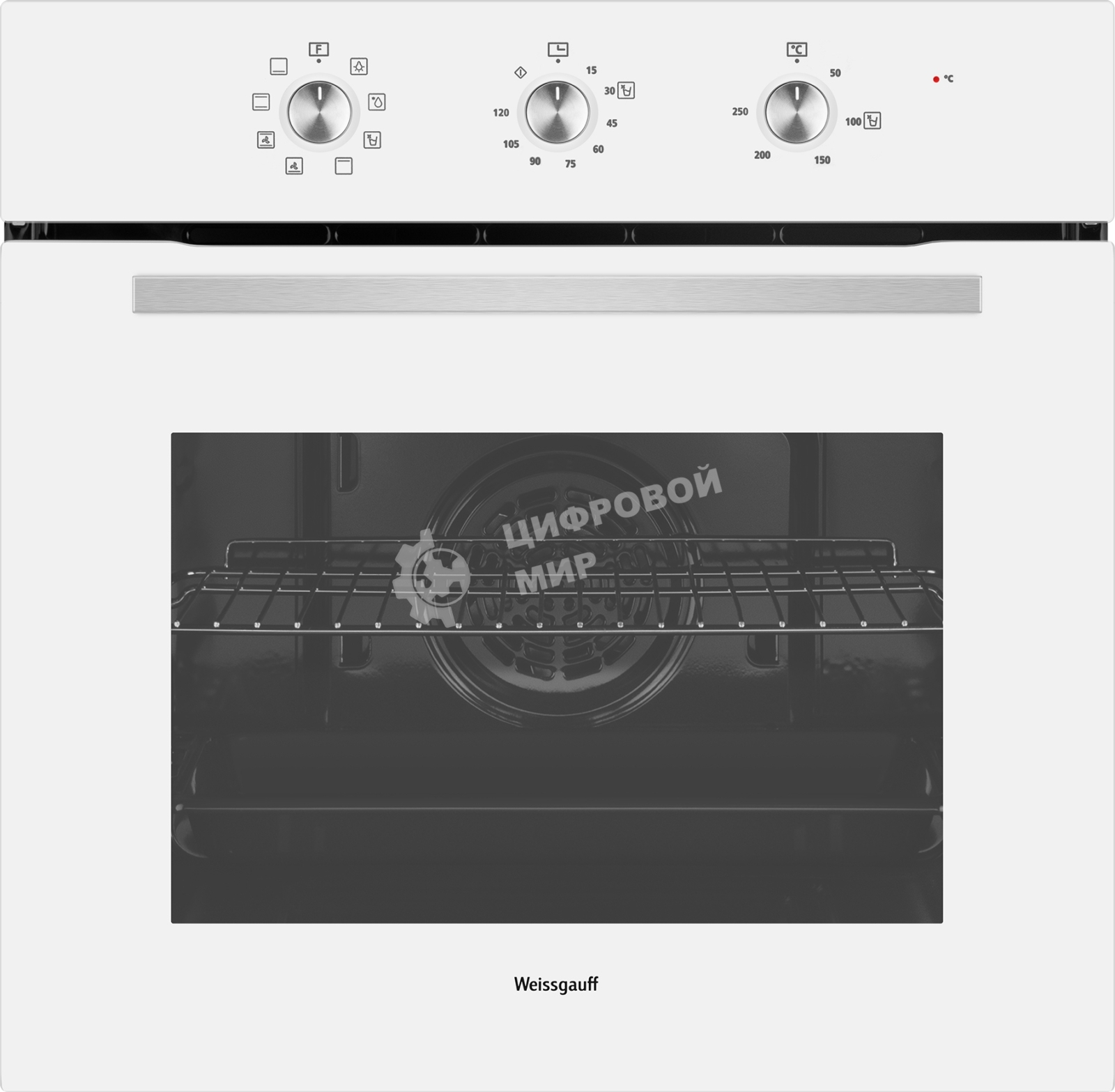 Духовой шкаф электрический Weissgauff EOM 208 PDW Steam Clean белый