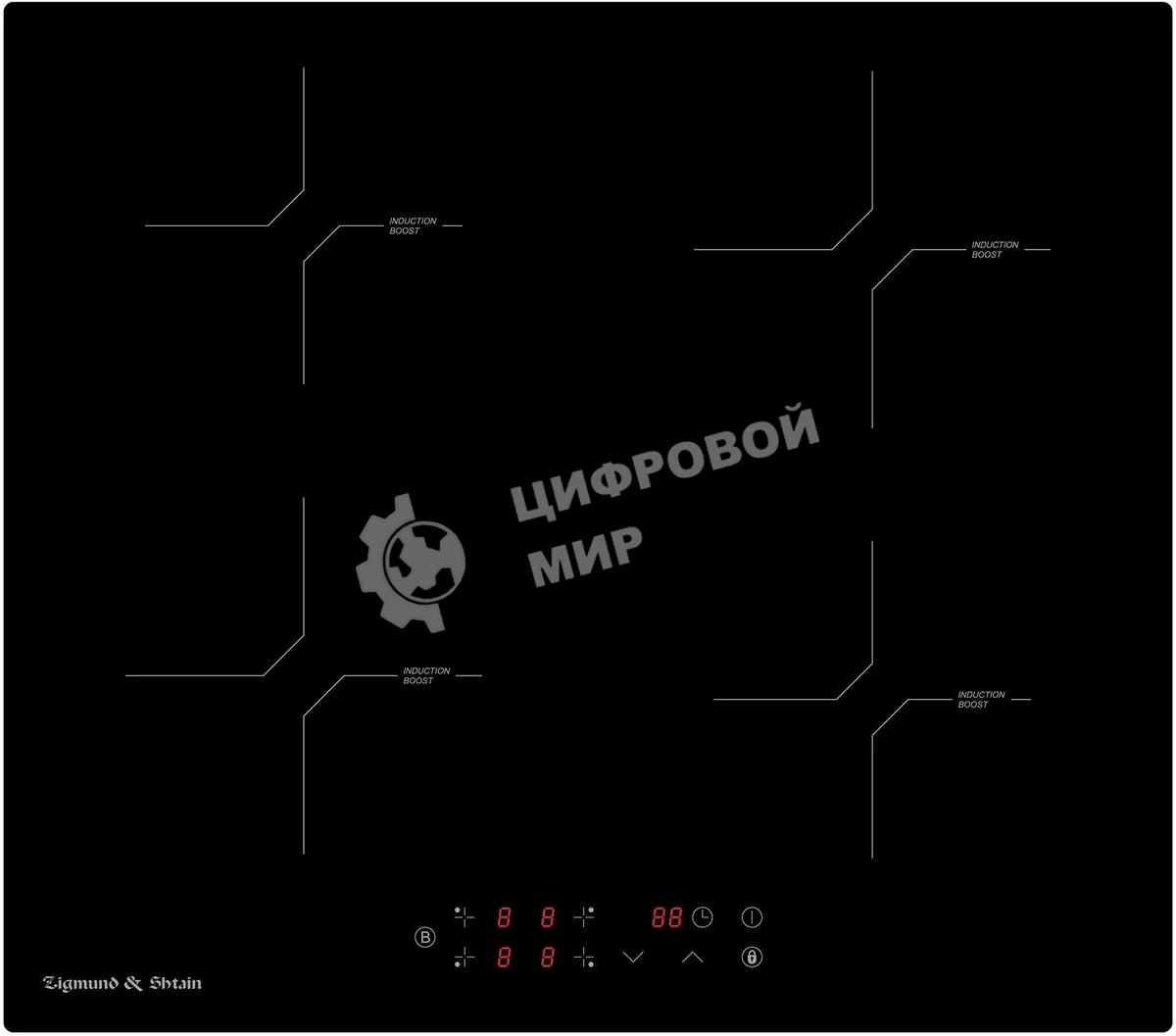 Индукционная варочная панель Zigmund & Shtain CI 33.6 B независимая, черный