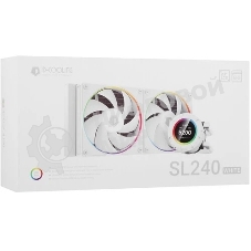 Система жидкостного охлаждения ID-Cooling SL240 белый 120мм алюминий+медь 2000rpm 30db 4-pin 300W