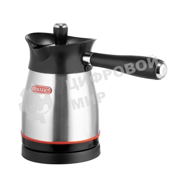 Кофеварка-турка электрическая Centek CT-1080 SS металл, исп. кофе - молотый, 0.5 л, 480 Вт