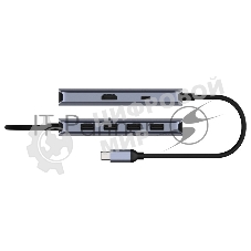 USB-концентратор Cudy UH500, USB Type-C, HDMI + USB-A + USB Type-C port for PD Charging, адаптер/ USB Type-C