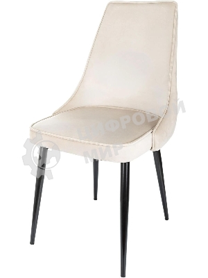 Стул для дома Бюрократ CH-K4 бежевый Holland 06 металл черный на ножках