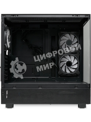 Компьютерный корпус HSPD F710, Panoramic Mid Tower, черный, TG, 0.5 SPCC, 3x120мм ARGb E-ATX, ATX, mATX, mITX 185/395/270мм 2x2.5