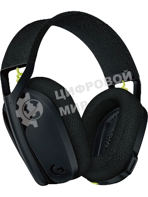Гарнитура Logitech G435 чёрный-жёлтый, беспроводная, радиоканал, до 18 ч