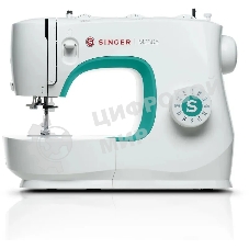 Швейная машина Singer M3305 белый, электромеханическая, вертикальный качающийся, 23 операции, автоматическая петля