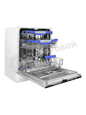 Посудомоечная машина MAUNFELD MLP60230 Light Beam Inverter Wi-Fi, нержавеющая сталь, 14 компл., 44 дБ, класс A+++