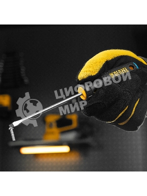 Отвертка Denzel SL4х100 мм, S2, 3к рукоятка