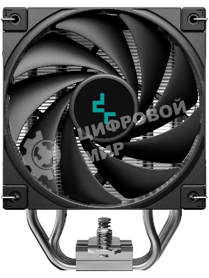 Кулер для процессора DEEPCOOL AK500S DIGITAL SE LGA20XX/1700/1200/115X/AM5/AM4 (12шт/кор, TDP 240W, PWM, Fan 120мм, 5 тепл. трубок, Copper Base, черный) RET (R-AK500S-BKADMN-GJD)