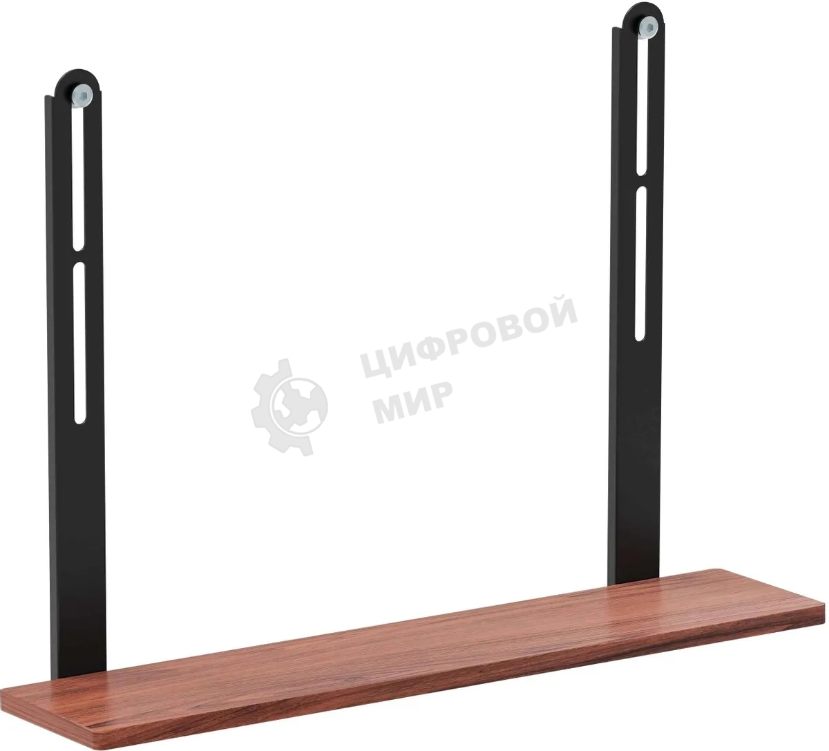 Подставка для аксессуаров Ultramounts UM313B черный/орех макс.10кг настенный