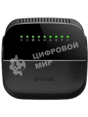 Роутер беспроводной D-Link DSL-2640U/R1A ADSL2+ черный (Annex A)