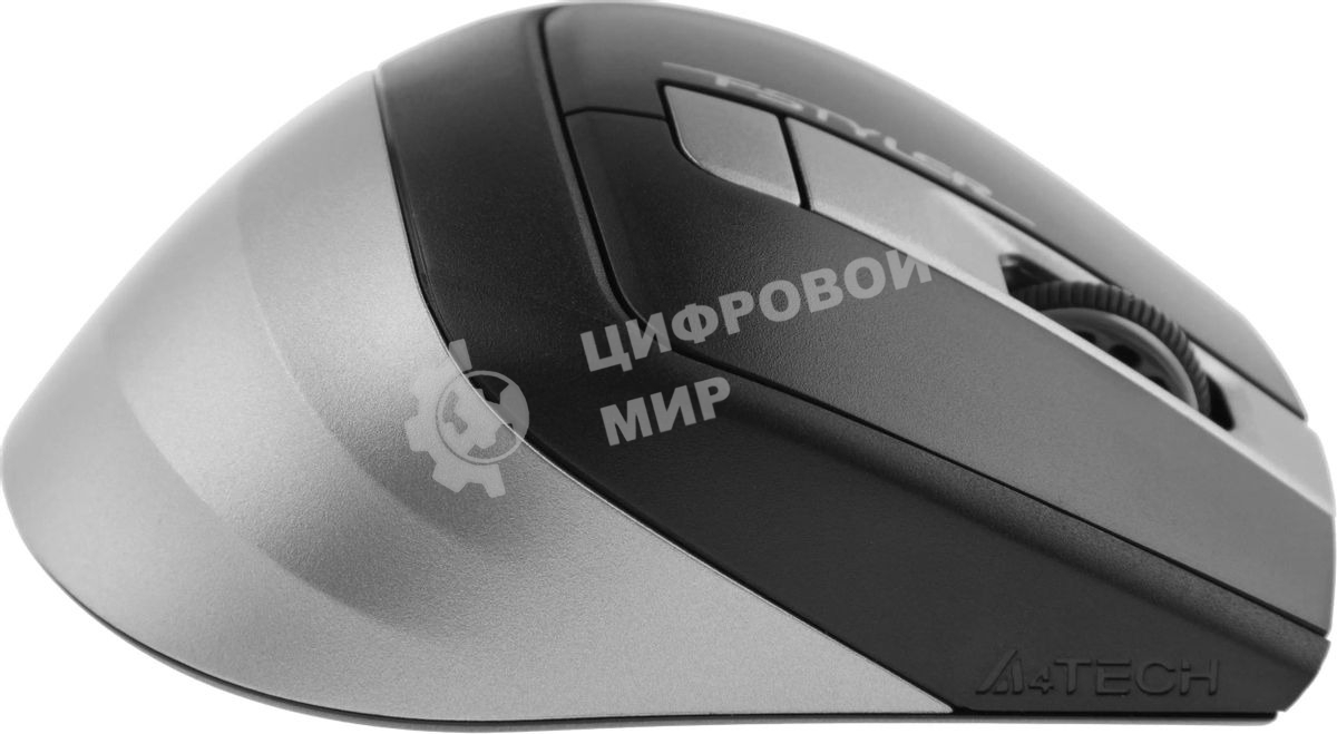 Мышь беспроводная A4Tech Fstyler FG35 серый/черный, 2000 dpi, радиоканал, USB, кнопки - 6