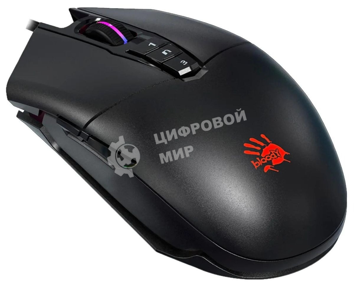 Мышь проводная A4Tech Bloody P91 Pro черный, 16000 dpi, USB, кнопки - 8