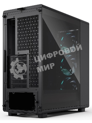 Корпус Fractal Design Epoch Black TG RGB Light Tint, Midi-Tower, чёрный, 3 x 120 мм