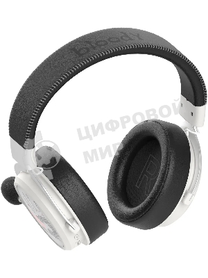 Гарнитура Bloody MR590 Sports Red белый/чёрный, беспроводная + проводная, Bluetooth, до 35 ч