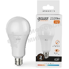 Лампа светодиодная Gauss Elementary A67 30Вт цок.: E27 груша 220B св. свеч. бел. теп. А67 (упак.: 10 шт)