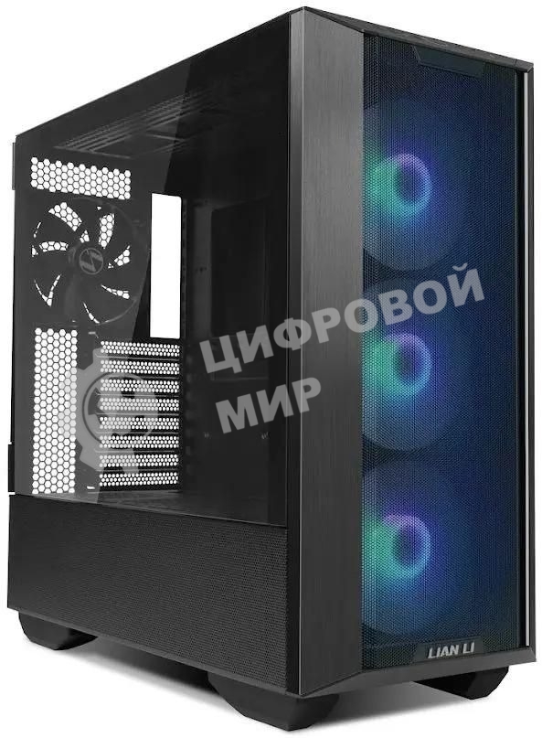 Компьютерный корпус Lian-Li Lancool III RGB черный без БП ATX 10x120мм 3x140мм 2xUSB 3.0 audio bott PSU