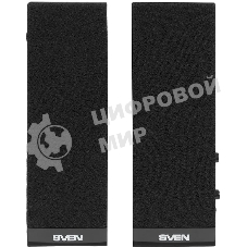 Акустическая система Sven 230 2.0 черный 4Вт