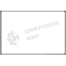 Доска магнитно-маркерная Silwerhof, лак, белый 90x120 см, алюминиевая рама